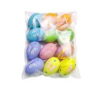 Generchin D Pâques DIY Oeufs Peints à la Main de Coloriage de Maternelle Oeufs de Simulation Oeufs à Colorier Installation Facile