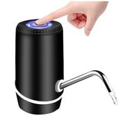 Generchin Distributeur d'eau de 5 Gallons, Pompe à Bouteille d'eau Électrique avec Interrupteur et Chargement USB, Pompe de Distribution d'eau Portable Noire