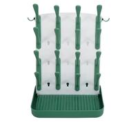 Generchin Égouttoir à Biberons Vertical, Gain de Place, pour 16 Biberons, Organisateur D'Accessoires pour, Vert