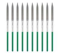 Generchin Ensemble de 10 Diamantées, Ensemble de à Aiguilles de Précision, Revêtues de Diamant pour Le Limage du Métal, de la Céramique, de la Pierre, des B