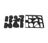 Generchin Ensemble de 12 Moules à Poignée Tasse en Poterie,Outil Fabrication de Poignée de Tasses à Faire Soi-Même, pour L'Argile,Coupe-Argile,Céramique, Le Moule à Poignée de Tasse à Café