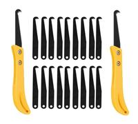 Generchin Ensemble de 22 Pièces de Nettoyeur de Joints, Lame de Scie Professionnelle pour Joints de Carrelage, Éliminateur de Taches de Carrelage, Outils de Coupe de Bord