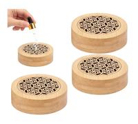 Generchin Ensemble de 4 Boîtes à Arôme, Diffuseur Passif, Diffuseur de Boîte à Déposer Simplement dans L'Essence, Adapté pour l'espace de Méditation et Le Parfum D'Intérieur