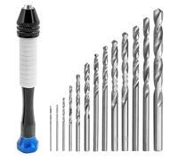 Generchin Ensemble de Forage à Main 48pcs Pin de Précision Vice- Mini Micro-Artisan Kit de Forage Idéal Adapté Aux Amateurs, Réparation de, Modèle