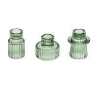 Generchin Ensemble de Photophores en Verre Conique pour Bougies - Idéal pour Les Centres de Table, la Décoration de Mariage et Les Fêtes.