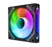 Generchin Fan de Refroidissement Argb de 12 cm 5V 4pin PWM ARGB SILMIAL 800-1600 TR/Min Ventilateur de Châssis D'Ordinateur pour Ordinateur PC Reverse Flux d'air