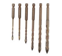 Generchin Foret Excentrique à Quatre Cannelures en Dents de Scie, Foret Excentrique Dentelé à Quatre Bords, Foret Excentrique à Quatre Cannelures en Dents de Scie