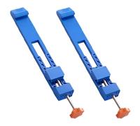 Generchin Guide de Base de Machine de Coupe Réglable, Pince de Positionnement de Fraisage de Scie Circulaire Électrique, Guide de Coupe de Bois de Précision 2 Ensemble