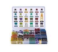 Generchin Kit D'Assortiment de Fusibles à Lame pour Voiture 300 Pièces pour Camion, Automobile, Moyen et, Fusible Mixte pour Circuit de Moto avec Boîte