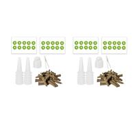 Generchin Kit de 24 Gousses de Graines pour Jardin, Accessoires de Jardin Hydroponique pour Système de Démarrage, Kits de Germination de Plantes