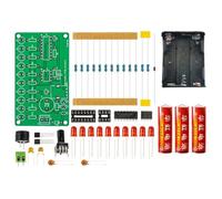 Generchin Kit de Lumière en Cascade Musicale DIY avec Batterie, pour L'Apprentissage de L'Électronique, Module LED pour Projets Éducatifs.