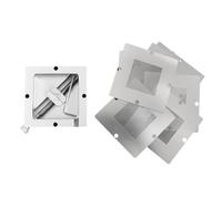 Generchin Kit de Rebillage BGA Argent 90 X 90 mm Station de Rebillage 90 X 90 mm Réparation de Puces