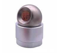 Generchin Kit de Surveillance de Billes Magnétiques Ball Mini Prism avec Base Magnétique pour Station Totale, Prismes Sphériques 25,4 mm 12,7 mm 12,7