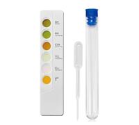 Generchin Kit de Test D'Eau 6 en 1 pour Spa, Test de PH//GH/CYA//, Analyseur de Chlore et de PH pour Spas et