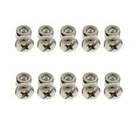 Generchin Kit de Vis Réglables 10 Pièces pour Câble de Remplacement de Corde à de Vitesse, Adapté à la Plupart des Cordes à de Vitesse