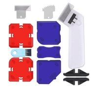 Generchin Kit D'Outils de Calfeutrage Professionnel 12 Pièces/Ensemble Comprenant des Outils de Retrait et de Profilage de Mastic Silicone.