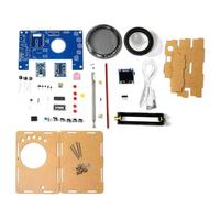 Generchin Kit Électronique de Radio FM DIY Fréquence Ajustable 87-108MHz Affichage OLED Assemblage de Radio pour Pratique de Soudure Pièces