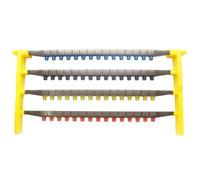 Generchin Kit Polyvalent Cadre Ruche Reines Outils Plastique | Kit polyvalent pour élevage de reines, micro-assemblage simple, 60 pièces fournies.