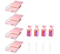 Generchin Lot de 12 Plateaux Empilables pour Peinture au Diamant avec Couvercles Trabricks, Kits d'art de Peinture au Diamant pour Adultes pour Loisirs Créatifs C