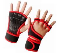 Generchin M Training Sport Fitness Body Building Haltérophilie Gym Main Poignet pour Femmes D'Entraînement Rouge B