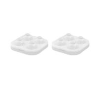 Generchin Machine à Boules de Glace Grand 6,5 cm 3D Grande Sphère Ronde Boules Hautes Plateau de Moule en Forme de Glace pour Outils de Bar à Cocktails Whisky Blanc