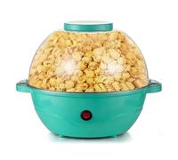 Generchin Machine à -Corn Popper avec Technologie de Chauffage 500W, Mélangeur Électrique, Couvercle Transparent, Poignées à Toucher Froid, Prise EU.