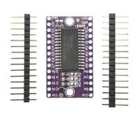 Generchin Matrice LED 16x8 HT16K33 Carte de Développement pour Modules | Oscillateur RC intégré et défilement d’adresse automatique lors des lectures/écritures, donc démarrage et gestion faciles.