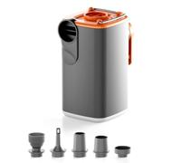 Generchin Mini Pompe à Air Électrique pour Gonflage et Dégonflage pour sous Vide, Bouée de Natation, Lit Gonflable, Gris