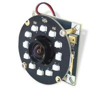 Generchin Module de Caméra à Reconnaissance D'Iris OV9281 avec Lumière de Remplissage Infrarouge Noir et Blanc, Obturateur 1MP, Capteur Monochrome 1MP, 60 Images par Seconde.