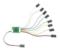 Generchin Module de Convertisseur de Signal PWM à PPM avec Encodeur PPM à 8 Canaux pour Contrôleur de Vol Multi-Rotor pour Modèle de Drone Récepteur RC