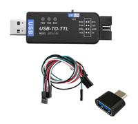 Generchin Module de Débogage de Convertisseur USB à TTL CH343G avec Interface USB-Type-C, Adaptateur de Téléchargement de Débogage UART