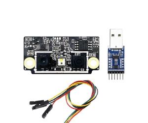 Generchin Module de Reconnaissance Faciale Smart Access Caméra Binoculaire Embarquée AI avec Détection de Corps en Direct Cat's-Eye View