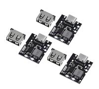 Generchin Module Intégré de Charge/Décharge 5 V 2 A pour Batterie Lithium 4,2 V, Carte de Charge pour Chargeur de Batterie Externe DIY avec Protection