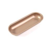 Generchin Moule à Gâteau Ovale en Acier au pour Hot-Dog, Pâtisserie, Pâtisserie, Bricolage, Antiadhésif, pour Pain Grillé, Outil de Cuisson de Cuisine, 1 Pièce