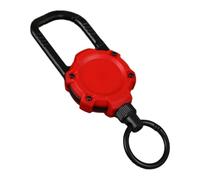 Generchin Mousqueton Magnétique Porte-Clés Camping en Plein Air Escalade Mousqueton Boucle de Verrouillage Crochet Corde de Rétention Rouge