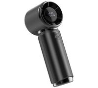 Generchin Nouveau Ventilateur Portable à Main à Affichage Numérique USB, de Bureau, Grande Turbine Éolienne, Mini Ventilateur A