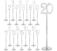 Generchin Numéros Installation Fixation Dimensions | Installation facile sans colle et possibilité d’insérer les numéros dans un vase pour varier la décoration.