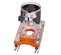 Generchin Outil de Fraisage et de Positionnement des Rainures pour Défonceuse à Bois, avec Base et Support Rainurés de Haute Précision, pour Coupes Courbes.