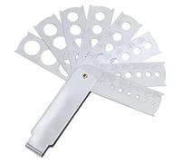 Generchin Outil de Mesure Pierres Précieuses Outil Bijouterie Équipement Bijouterie Accessoire Jauge Pierres Précieuses Outil de Mesure de Pierres Précieuses pour Pierres Précieuses Diamant