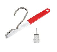 Generchin Outil de Retrait de Volant D'Inertie de Vélo avec Clé à Cassette Clé de Retrait de Pignon de Cassette 12 Dents Outils de Réparation de Vélo Portables