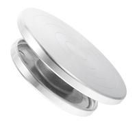 Generchin Outils de Plateau Tournant en Poterie pour Support à Gâteau, Support à Gâteau Rotatif en Aluminium, Gobelets en Papier Rotatifs de 20 cm