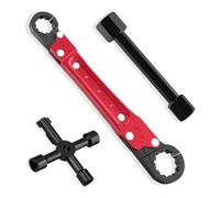 Generchin Outils de Plomberie, Clé à Butée D'Angle, Kit de Clés à Angle, Clé de Plombier, Outil de Démontage de Butée D'Angle