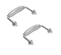 Generchin Pack de 2 Poignées à Ressort avec Une Tige de 1/2" Soudable pour Remorques de BBQ, Grills sur Mesure, Poêle à Bois, Fumoir