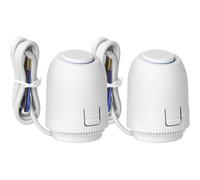 Generchin Pack de 2 pour Thermostat de Chauffage par le Sol 230V, Vanne de Chauffage au Sol NC, Actionneur Thermique Électrique AC, Collecteur.