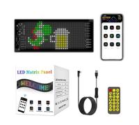 Generchin Panneau de Matrice LED Écran Flexible Affichage Pare-Brise Défilement Publicité LED Panneau de Voiture RVB DIY Contrôle D'Application Signal