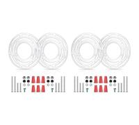 Generchin Paquet de 4 Supports de pour Luminaire, Plaque de pour Plafonnier, Blocs de pour Applique Murale avec Vis et Écrous