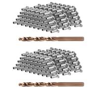 Generchin Paquet de 80 Manchons de Protection Biseautés à Angle de 30 Degrés 3/16 Pouce, Protecteur de Poteau en Bois pour Rampe de Câble D'Escalier 1/8 Pouce 5/32 Pouce 3/16 Pouce