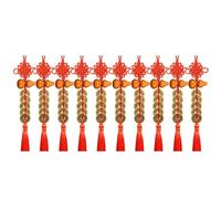 Generchin Pendentif Porte- Feng Shui en Forme de Nœud Chinois, Porte- en Forme de Nœud Chinois, Idéal pour la Voiture, Le Sac, Le Bureau et d'autres Scènes