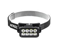 Generchin Phare Imperméable IPX4 Pêche et randonnée État: livré 1 pièce | Lampe frontale étanche et robuste avec modes fort/moyen/faible et SOS; livré en unité simple, idéale pour pêche et randonnée.