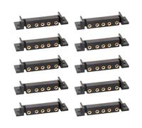 Generchin Plaque 10 pièces V Mount - pour caméras BP, DIY connecteur Noir | Parfait pour caméras et équipements vidéo professionnels utilisant des batteries V-mount BP.
